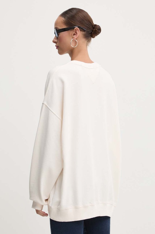 Odzież Tommy Jeans bluza bawełniana DW0DW18623 beżowy