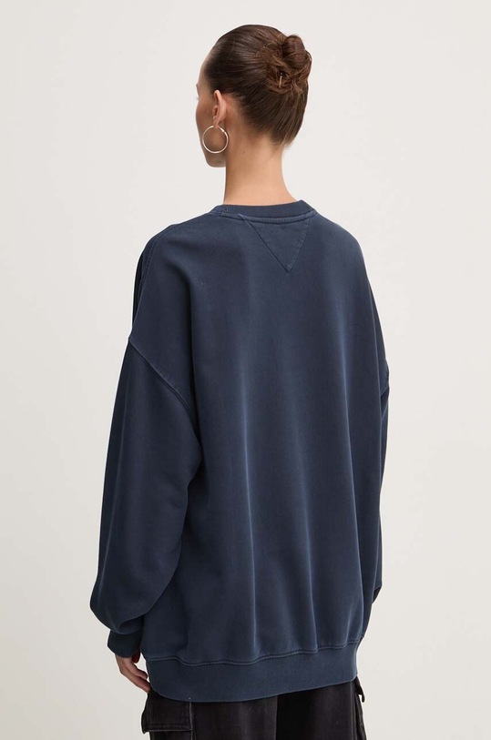 Odzież Tommy Jeans bluza bawełniana DW0DW18623 granatowy