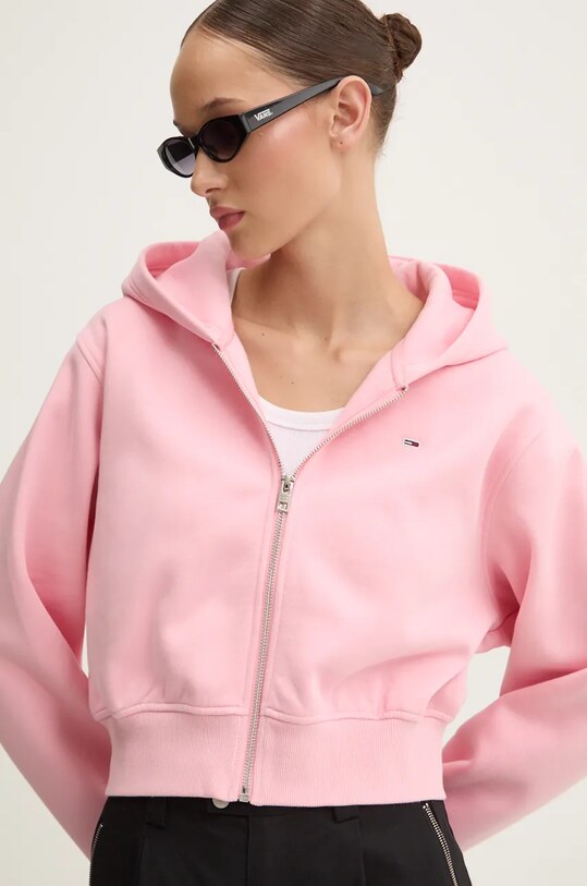 Кофта Tommy Jeans інші рожевий DW0DW18626