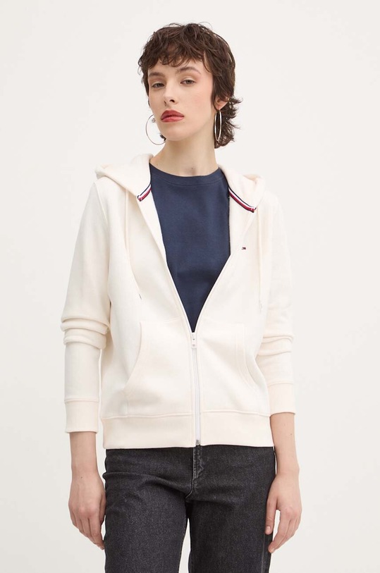 Кофта Tommy Jeans з капюшоном бежевий DW0DW19729