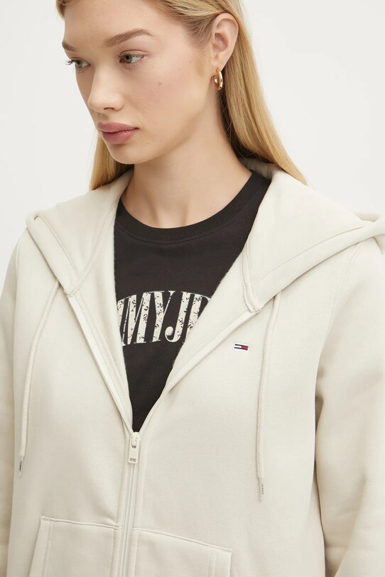 Dukserica Tommy Jeans bež DW0DW19729