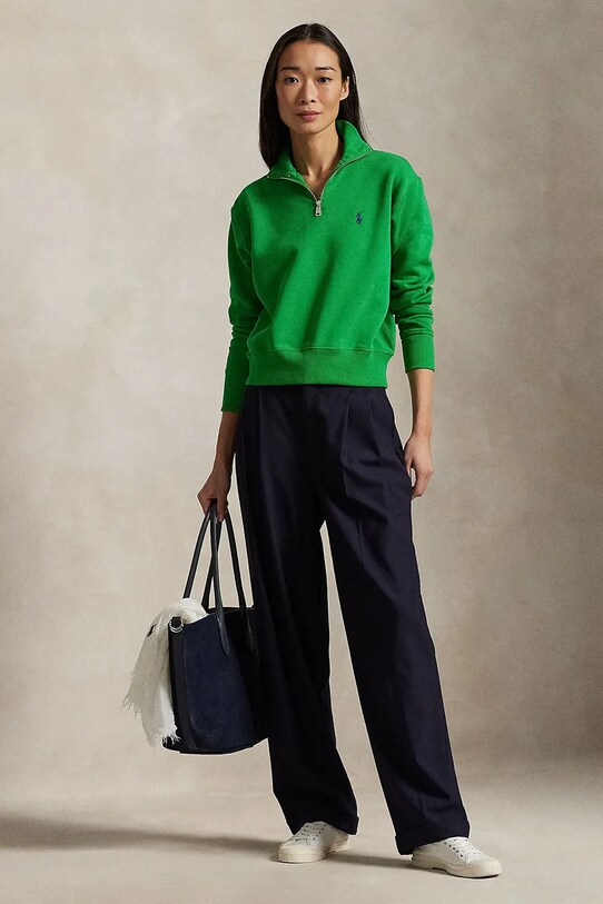 Odzież Polo Ralph Lauren bluza 211851659 zielony