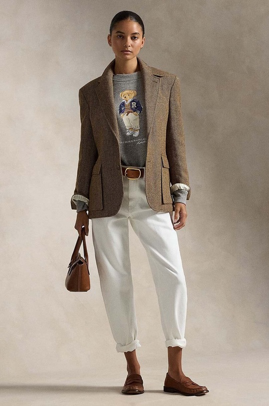 Μπλούζα Polo Ralph Lauren γκρί 211941209