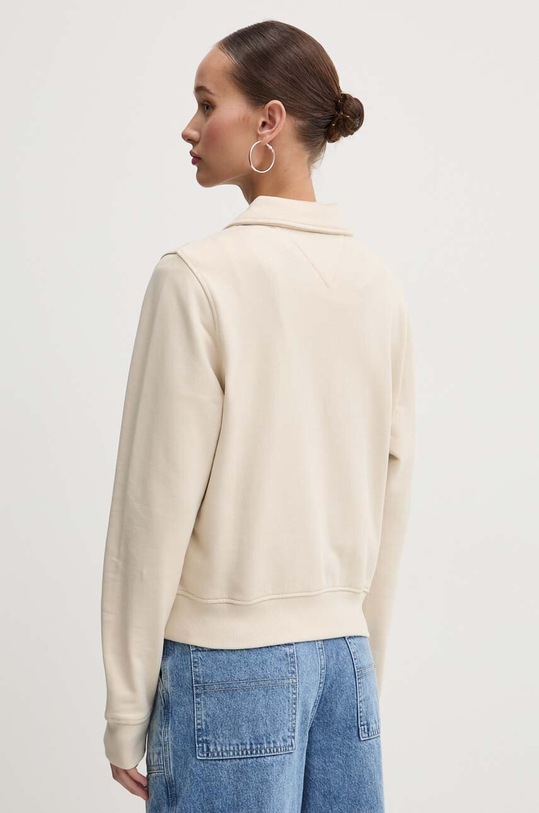 Oblečenie Bavlnená mikina Tommy Jeans DW0DW18367 béžová
