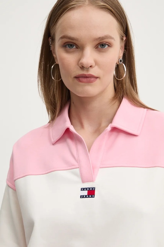 Tommy Jeans bluza różowy DW0DW18705