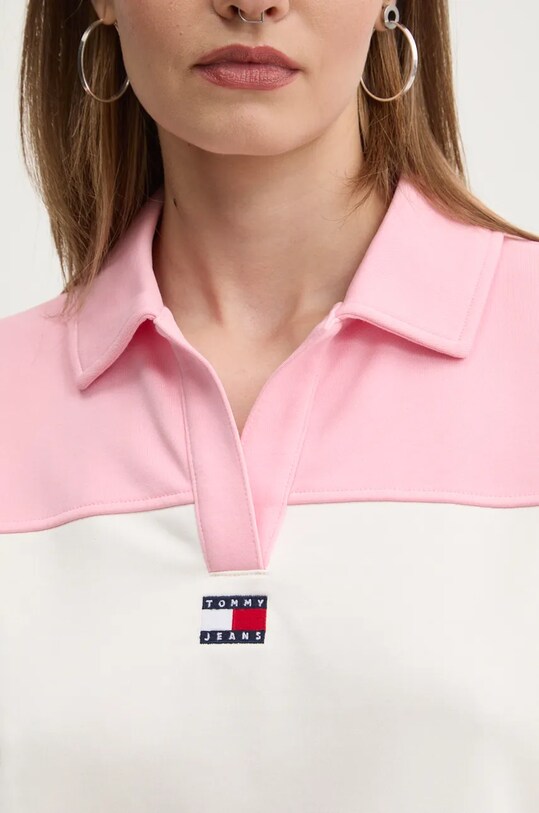 Tommy Jeans bluza DW0DW18705 różowy