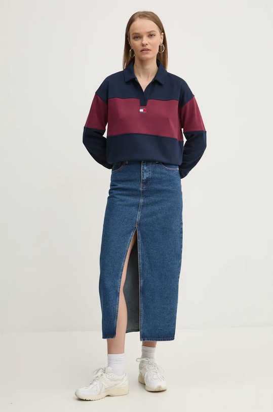 Кофта Tommy Jeans DW0DW18705 темно-синій AW24