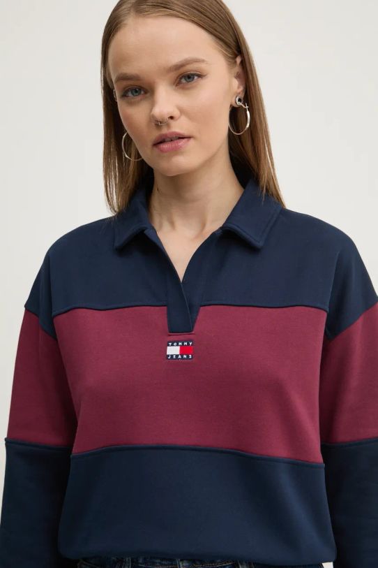 Tommy Jeans bluza bleumarin DW0DW18705