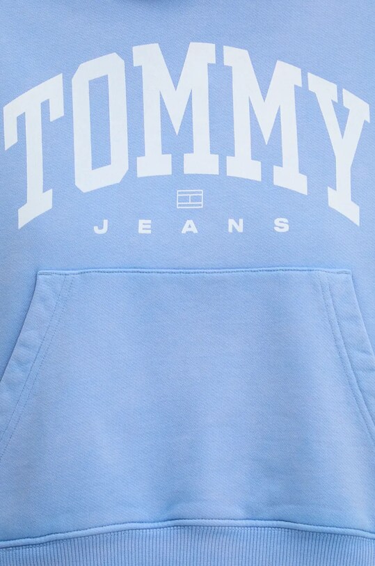 Бавовняна кофта Tommy Jeans DW0DW19291 блакитний