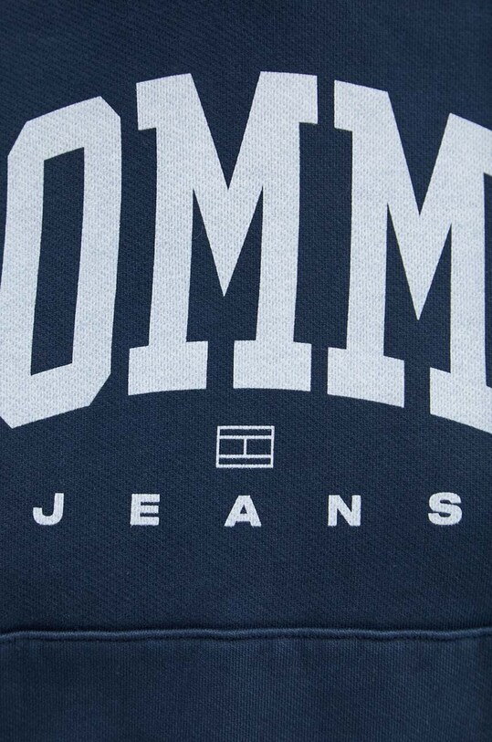 Хлопковая кофта Tommy Jeans DW0DW19291 тёмно-синий