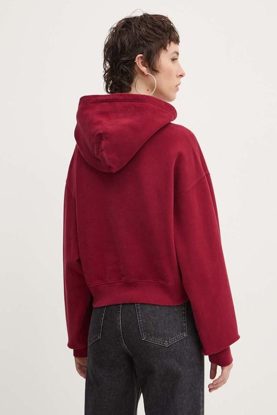 Одяг Бавовняна кофта Tommy Jeans DW0DW19291 бордо