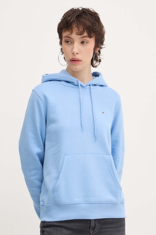 Tommy Jeans bluza z kapturem niebieski DW0DW19727