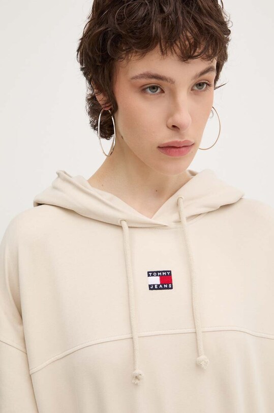 Tommy Jeans bluza bej DW0DW18668