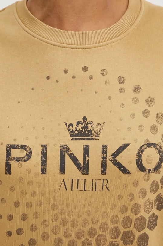 Pinko bluza bawełniana 104387.A27V beżowy