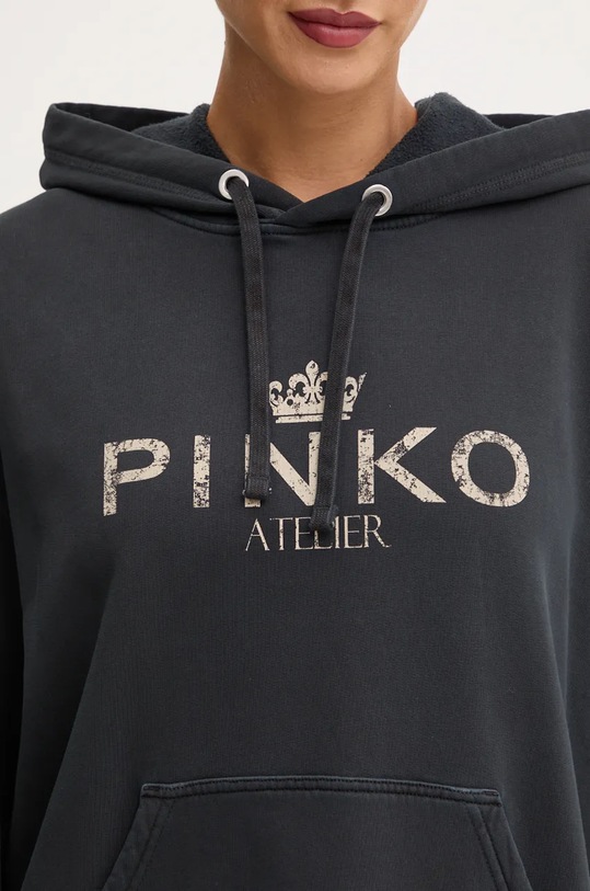 Bavlněná mikina Pinko 104388.A27V černá