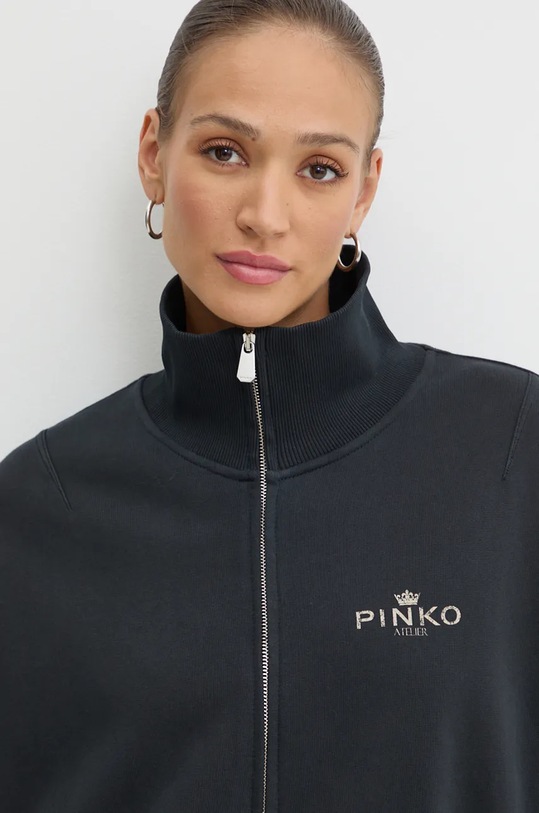 Bavlněná mikina Pinko černá 104402.A27V