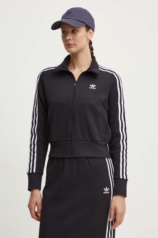 Dukserica adidas Originals Knitted Track Top Planet friendly crna IY7278