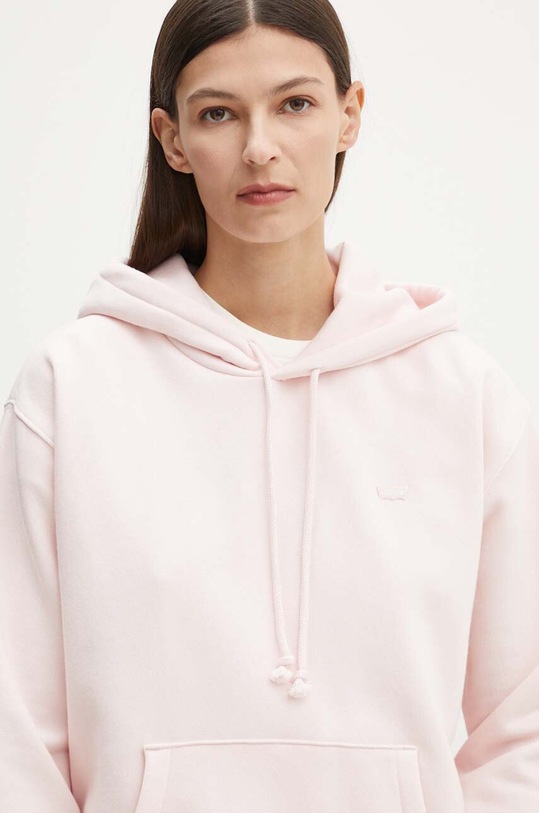 Mikina Levi's s kapucí růžová A5943