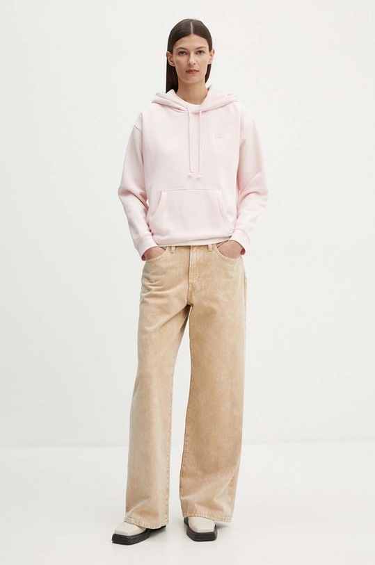 Mikina Levi's A5943 růžová AW24
