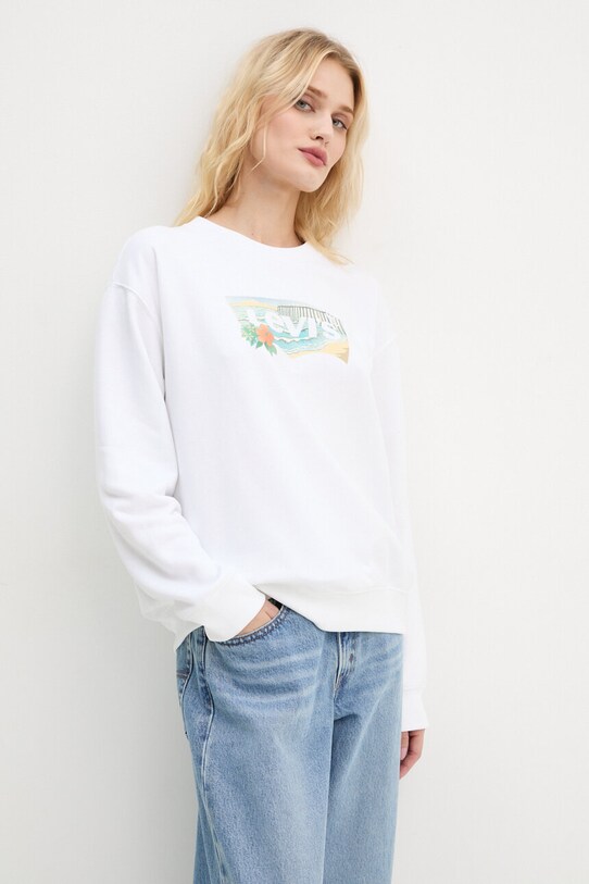 Levi's bluza uni alb A8800
