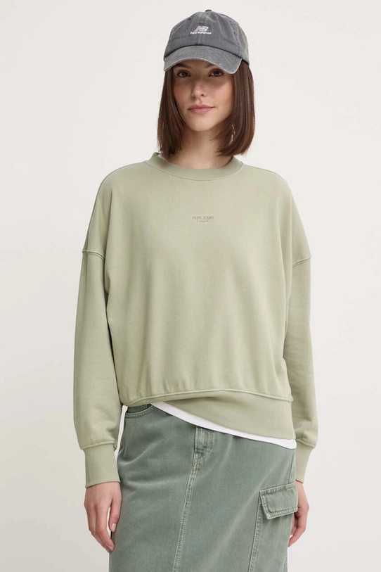 Pepe Jeans bluza EVELYN verde PL581442