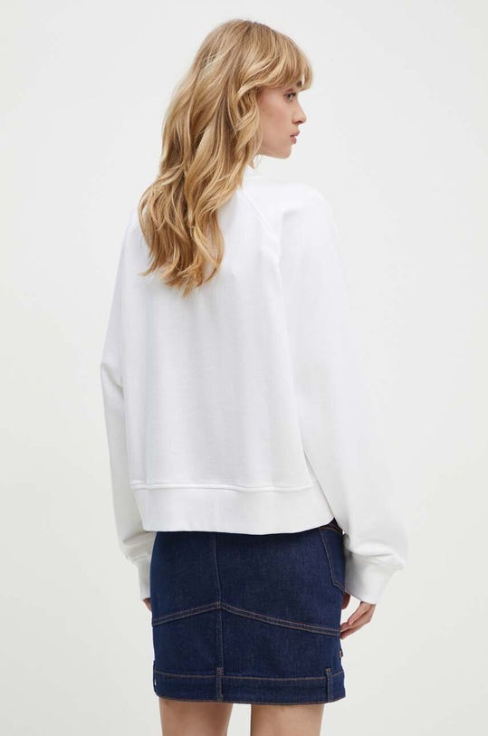 Oblečení Bavlněná mikina Moschino Jeans 1709.8233 bílá