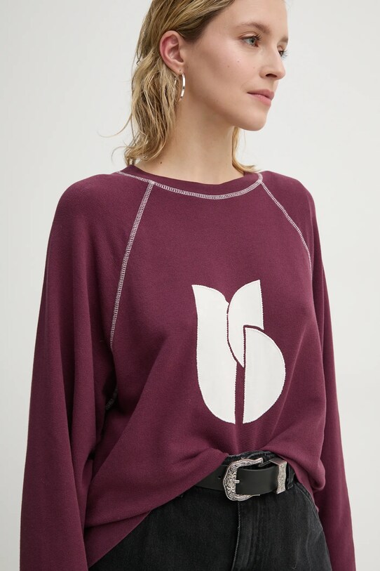 BA&SH bluza burgundia 1H24BART