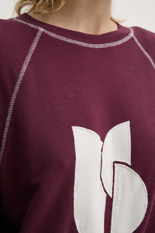 BA&SH bluza 1H24BART burgundia