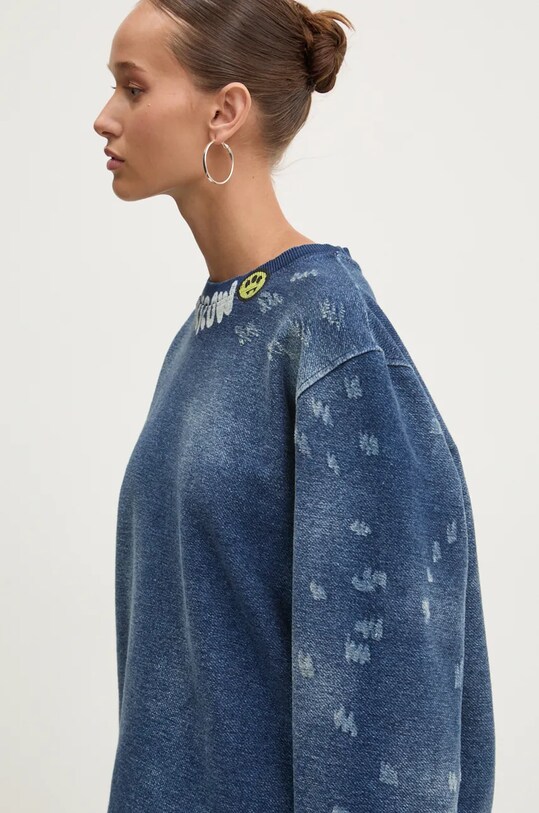 Barrow hanorac de bumbac albastru F4BWUASW034