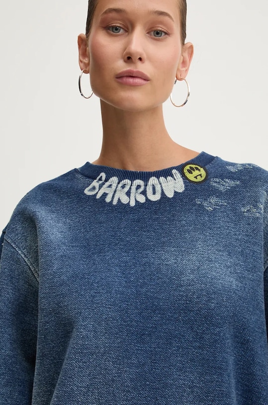 Barrow hanorac de bumbac F4BWUASW034 albastru