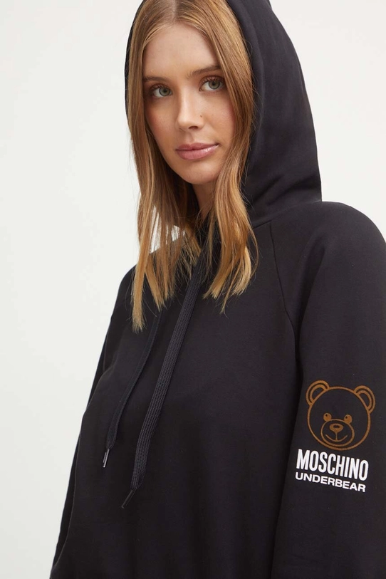 Кофта лаунж Moschino Underwear чорний A1702.4424