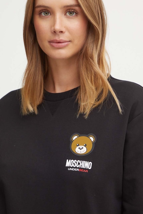 Φούτερ lounge Moschino Underwear A1790.4413 μαύρο AW24