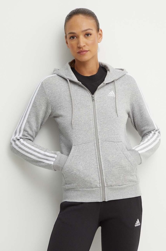Μπλούζα adidas Essentials απλικέ γκρί IM0236