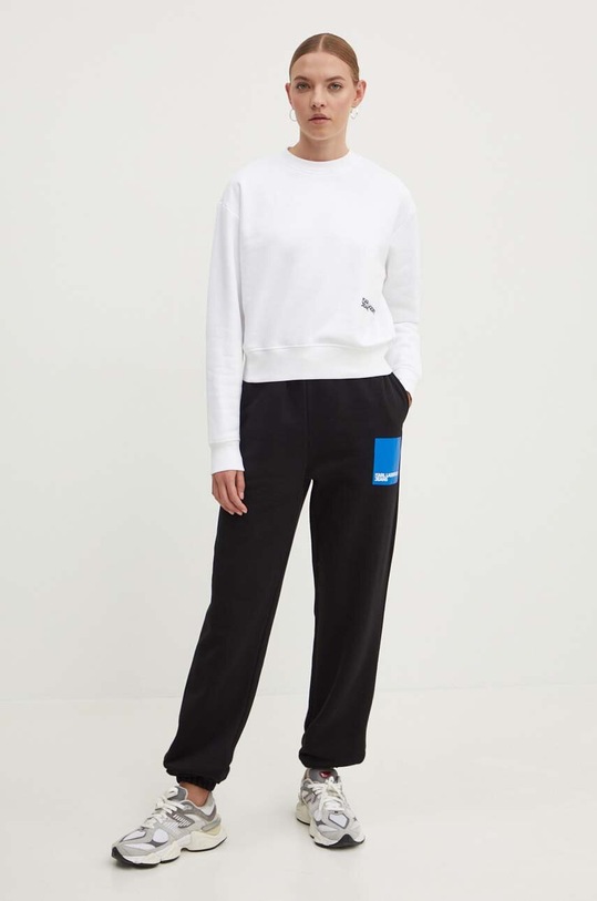 Karl Lagerfeld Jeans bluza 245J1801 biały AW24