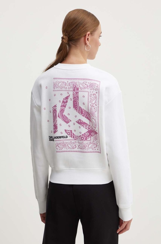 Karl Lagerfeld Jeans bluza biały 245J1801