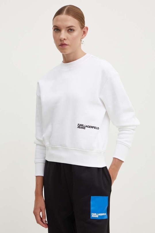 Karl Lagerfeld Jeans bluza 245J1801 biały