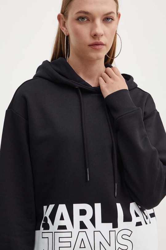 Karl Lagerfeld Jeans bluza negru 245J1803