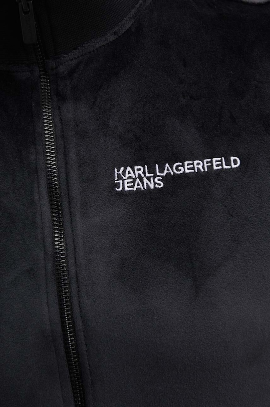Karl Lagerfeld Jeans bluza 245J1804 negru