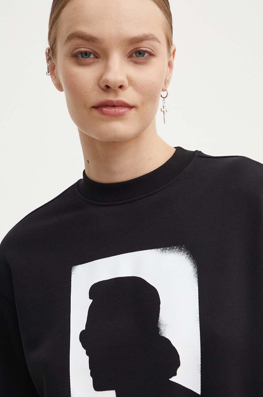 Mikina Karl Lagerfeld Jeans černá 245J1806