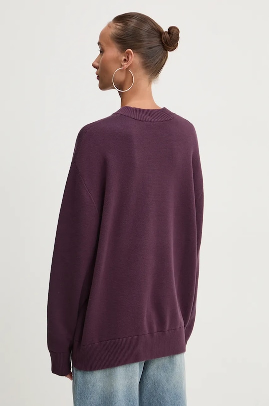 Karl Lagerfeld Jeans pulover de bumbac violet 245J2000