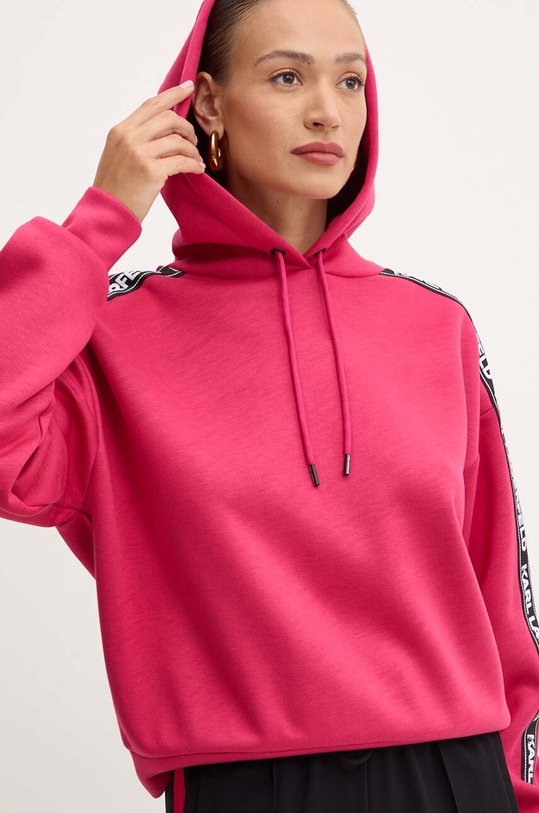 Mikina Karl Lagerfeld růžová 245W1801