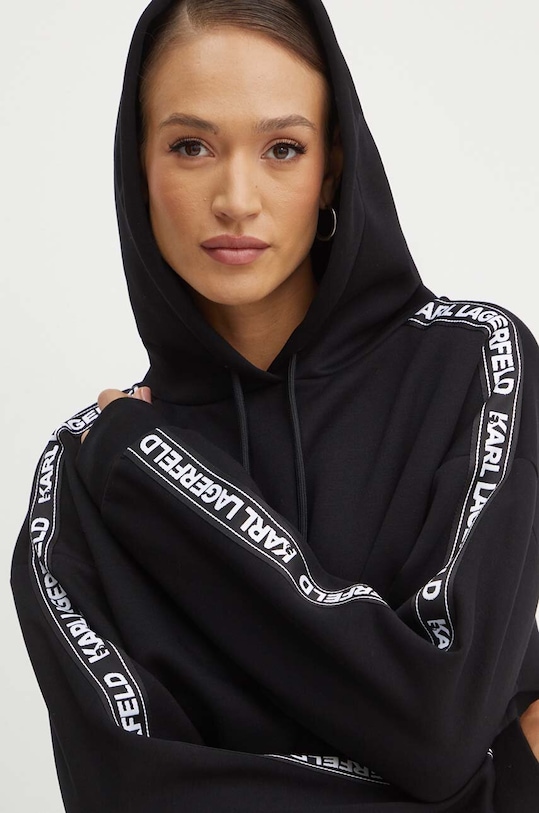 Karl Lagerfeld bluza pozostałe czarny 245W1801