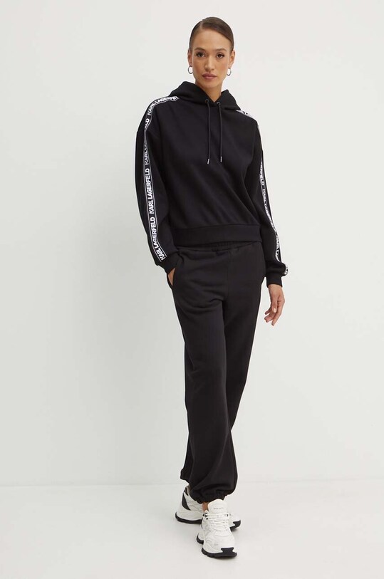 Кофта Karl Lagerfeld 245W1801 чёрный AW24