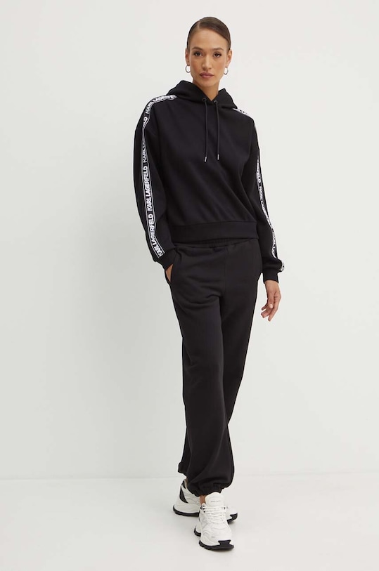 Karl Lagerfeld bluza 245W1801 czarny AW24