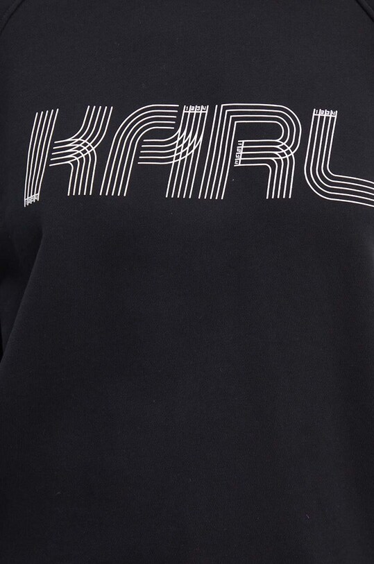Бавовняна кофта Karl Lagerfeld 245W1803 чорний