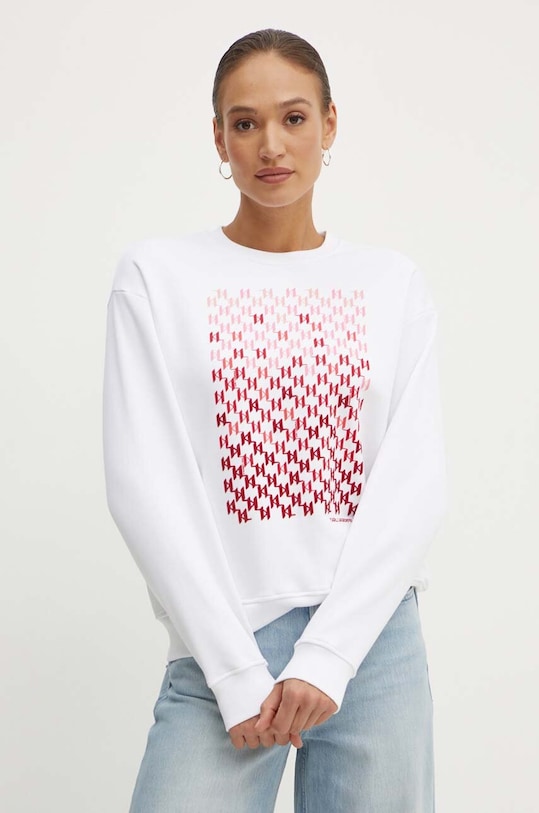 Karl Lagerfeld bluza pozostałe biały 245W1805