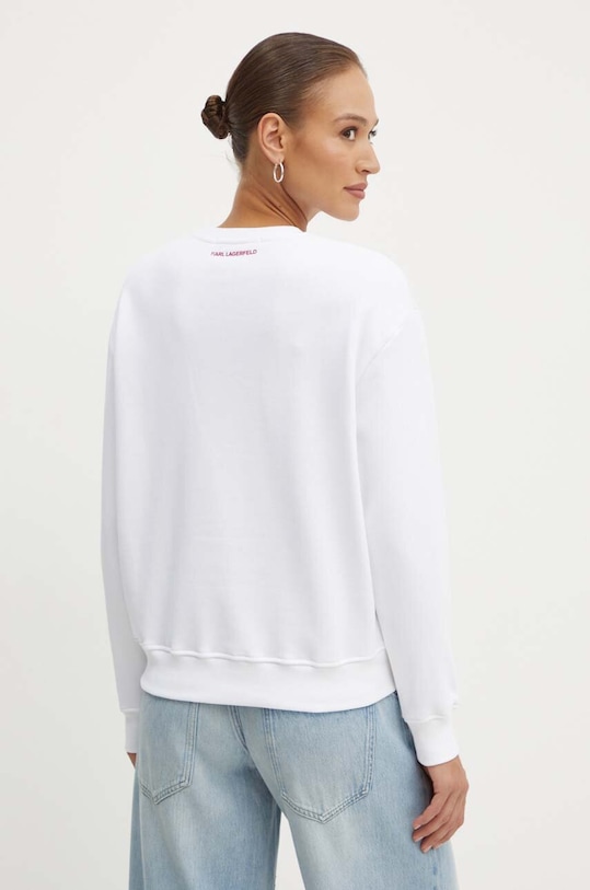 Odzież Karl Lagerfeld bluza 245W1805 biały