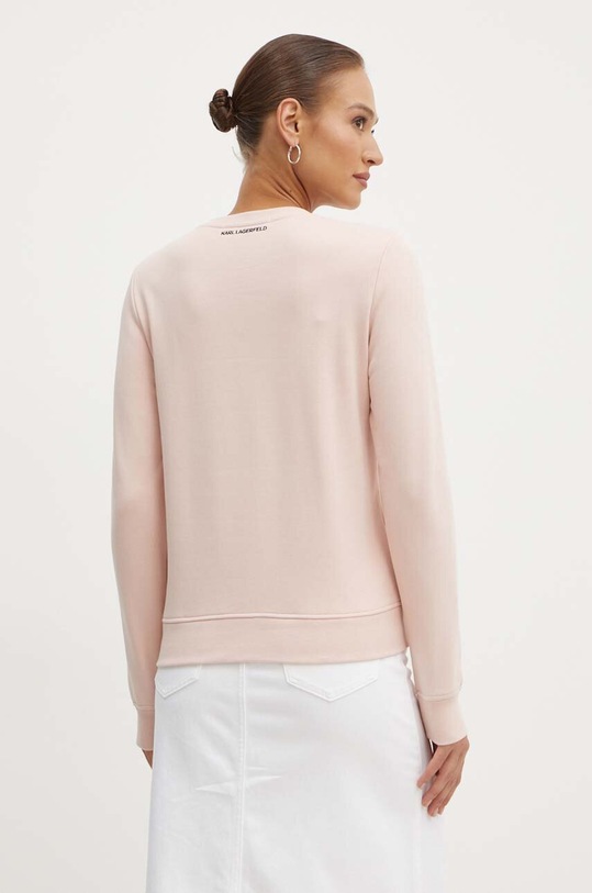 Oblečení Bavlněná mikina Karl Lagerfeld 245W1813 růžová