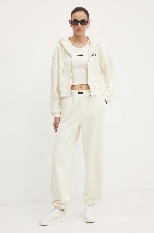 Karl Lagerfeld hanorac de bumbac 245W2112 bej AW24