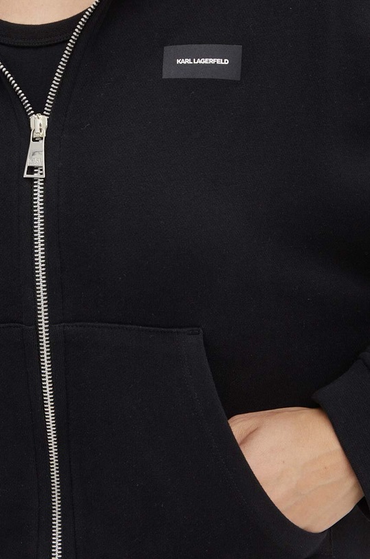 Bavlněná mikina Karl Lagerfeld 245W2112 černá